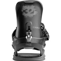 ThirtyTwo 32 Basin Fase Snowboard Bindings - Unisex - Public / Black / Grey