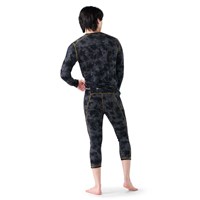 Smartwool Classic Thermal Merino Base Layer 3/4 Bottom - Men's - Black Tie Dye / Honey Gold - back