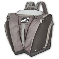 Athalon Alpine Jr. Boot Bag – Kids Ski Boot Backpack Travel Bag - Black / Gray - Black / Gray