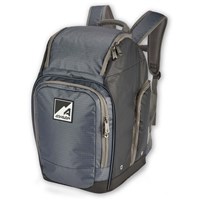 Athalon Alpine Ski Boot Backpack – Water-Resistant Gear Bag - Black / Gray - Black / Gray