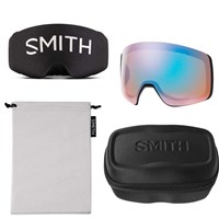 Smith 4D Mag XL Goggle - Blackout Frame w/ CP Sun Black + CP Storm Blue Lenses (M007830JZ994Y) - extras