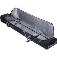 Athalon Alpine Rolling Double Ski Bag – Durable Wheeled Gear Bag - Black / Gray - Black / Gray