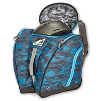 Athalon Alpine Jr. Boot Bag – Kids Ski Boot Backpack Travel Bag 40L - Blue Camo - Blue Camo
