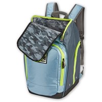Athalon Alpine Ski Boot Backpack – Water-Resistant Gear Bag - Powderblue / Lime - Powderblue / Lime