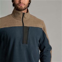 Kuhl Skorchr Fleece 1/4 Zip - Men's - Khaki / Storm Blue