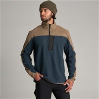 Kuhl Skorchr Fleece 1/4 Zip - Men's - Khaki / Storm Blue