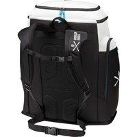 Head Rebels Racing Backpack XL - Black / White / Spade Blue - back closed