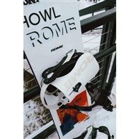 Rome 390 BOSS FW FULLWRAP Snowboard Bindings - Men's - Ivory