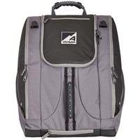 Athalon Deluxe Everything Ski Boot Backpack – Multi-Compartment Gear Bag - Black / Grey - Black / Grey