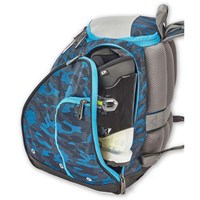 Athalon Alpine Jr. Boot Bag – Kids Ski Boot Backpack Travel Bag 40L - Blue Camo - Blue Camo