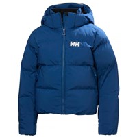 Helly Hansen Nora Short Puffy Jacket - Youth - Dark Blue - Lone Front