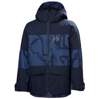 Helly Hansen Junior Summit 2.0 Jacket - Youth - Dark Blue Aop