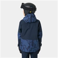 Helly Hansen Junior Summit 2.0 Jacket - Youth - Dark Blue Aop