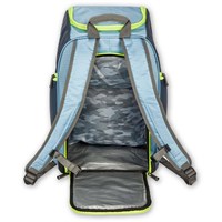 Athalon Alpine Ski Boot Backpack – Water-Resistant Gear Bag - Powderblue / Lime - Powderblue / Lime