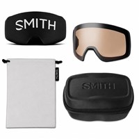 Smith 4D Mag Goggle - Black Frame w/ CP Pro Photochromic Blue Mirror + CP Storm Amber Lenses (M007320JX994L) - EXTRAS