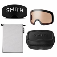 Smith 4D Mag Goggle - Black Frame w/ CP Pro Photochromic Gold Mirror + CP Storm Amber Lenses (M007320JX994O) - EXTRAS