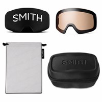 Smith 4D Mag S Goggle - Black Frame w/ CP Pro Photochromic Red Mirror + CP Storm Amber Lenses (M007600JX994V) - EXTRAS