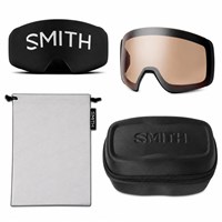 Smith 4D Mag XL Goggle - Black Frame w/ CP Pro Photochromic Blue Mirror + CP Storm Amber Lenses (M007830JX994L) - EXTRAS