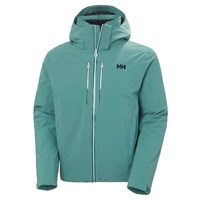 Helly Hansen Alpha Lifaloft Jacket - Men's - Opal Green - Lone Front