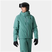 Helly Hansen Alpha Lifaloft Jacket - Men's - Opal Green - Model Front