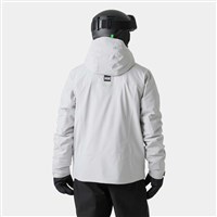 Helly Hansen Alpha Lifaloft Jacket - Men's - Grey Fog - Model Back