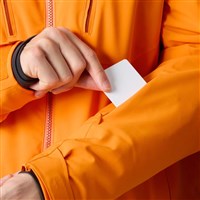 Helly Hansen Alpha 4.0 Jacket - Men's - Ignite Orange - Pass Pocket