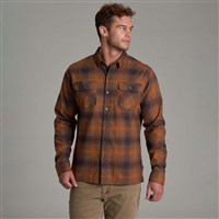 Kuhl Dillingr Flannel LS Shirt - Men's - Rusted Sun