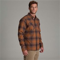 Kuhl Dillingr Flannel LS Shirt - Men's - Rusted Sun