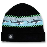 Turtle Fur Shark Attack Beanie - Kid's - Black