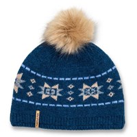 Turtle Fur Lambswool North Star Pom Beanie - Women's - Ink