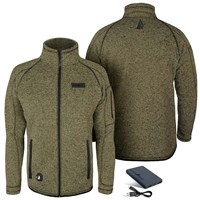 ActionHeat 5V Heated Sweater Knit Jacket - Men's - Olive Green