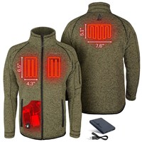 ActionHeat 5V Heated Sweater Knit Jacket - Men's - Olive Green