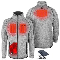 ActionHeat 5V Heated Sweater Knit Jacket - Men's - Light Grey