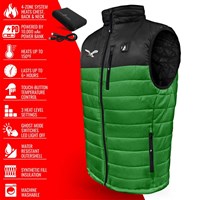 ActionHeat Philadelphia Eagles 5V Heated Puffer Vest - Men's - Green / Black