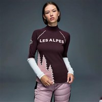 Alp N Rock Lucy Longsleeve Mock Neck - Women's - Cabernet