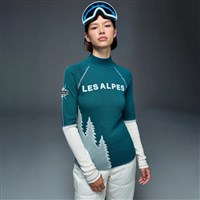 Alp N Rock Lucy Longsleeve Mock Neck - Women's - Pacific Teal