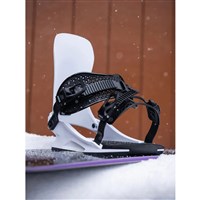 Arbor Utility Snowboard Bindings - Men's - White / Black