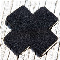 NoSo Patch - Poly Fleece Collection - Black X