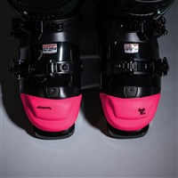 Bootcap 2.5 Ski Boot Insulated Toe Cover - Hot Pink - top pair