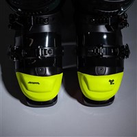 Bootcap 2.5 Ski Boot Insulated Toe Cover - Yellow - top pair