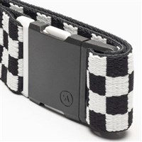 Arcade Check Belt - Black / Glacial