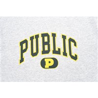 Public Collegiate Crew Neck - Grey - Graphic