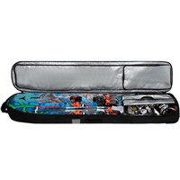 Dakine Fall Line Ski Roller Bag - Black / Bright White