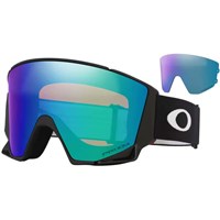 Oakley Flow Scape L Snow Goggle - Matte Black Frame w/ Prizm Argon + Prizm Iced Irid Lenses (OO7145-03)