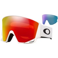 Oakley Flow Scape L Snow Goggle - Matte White Frame w/ Prizm Torch + Prizm Iced Irid Lenses (OO7145-08)