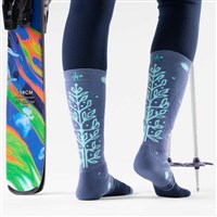 Smartwool Ski Full Cushion Ice Blossom OTC Socks - Women's - Nightfall Blue - Model