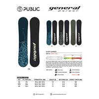Public General Select Park & Freestyle Snowboard - Men's - 160 - 160