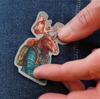 NoSo Patch - Rachel Kozlowski Collection - Hiking Buddy Moose
