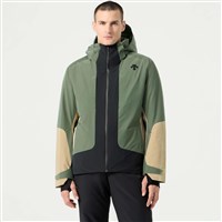 Descente Insulated Color Block Jacket - Men's - China Green