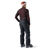 Smartwool Intraknit Thermal Merino Base Layer 1/4 Zip - Men's - Dark Mink / Burnt Sienna - Back